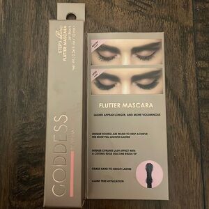 GODDESS By Mannar Kadar Flutter Mascara Jet Black Full Sz .34oz /10ml BRAND NEW
